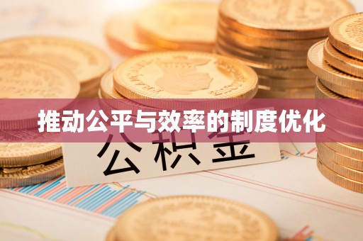 来安推动公平与效率的制度优化