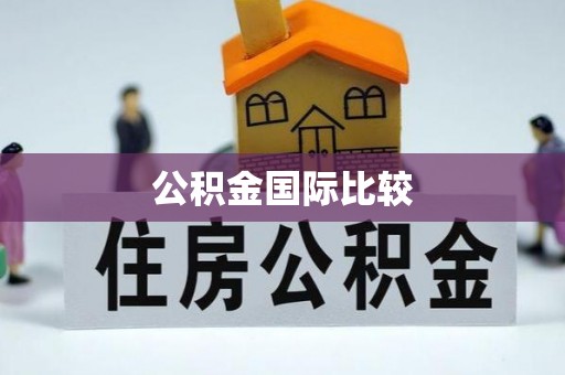 来安公积金国际比较