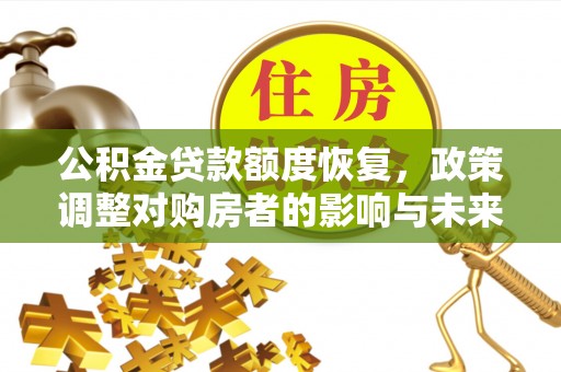 来安公积金贷款额度恢复，政策调整对购房者的影响与未来展望