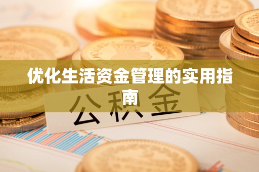 来安优化生活资金管理的实用指南