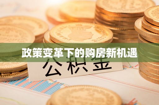 来安政策变革下的购房新机遇